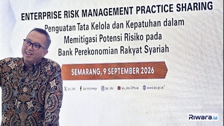 Direktur Eksekutif Tata Kelola Risiko dan Kepatuhan LPS Arinto Wicaksono